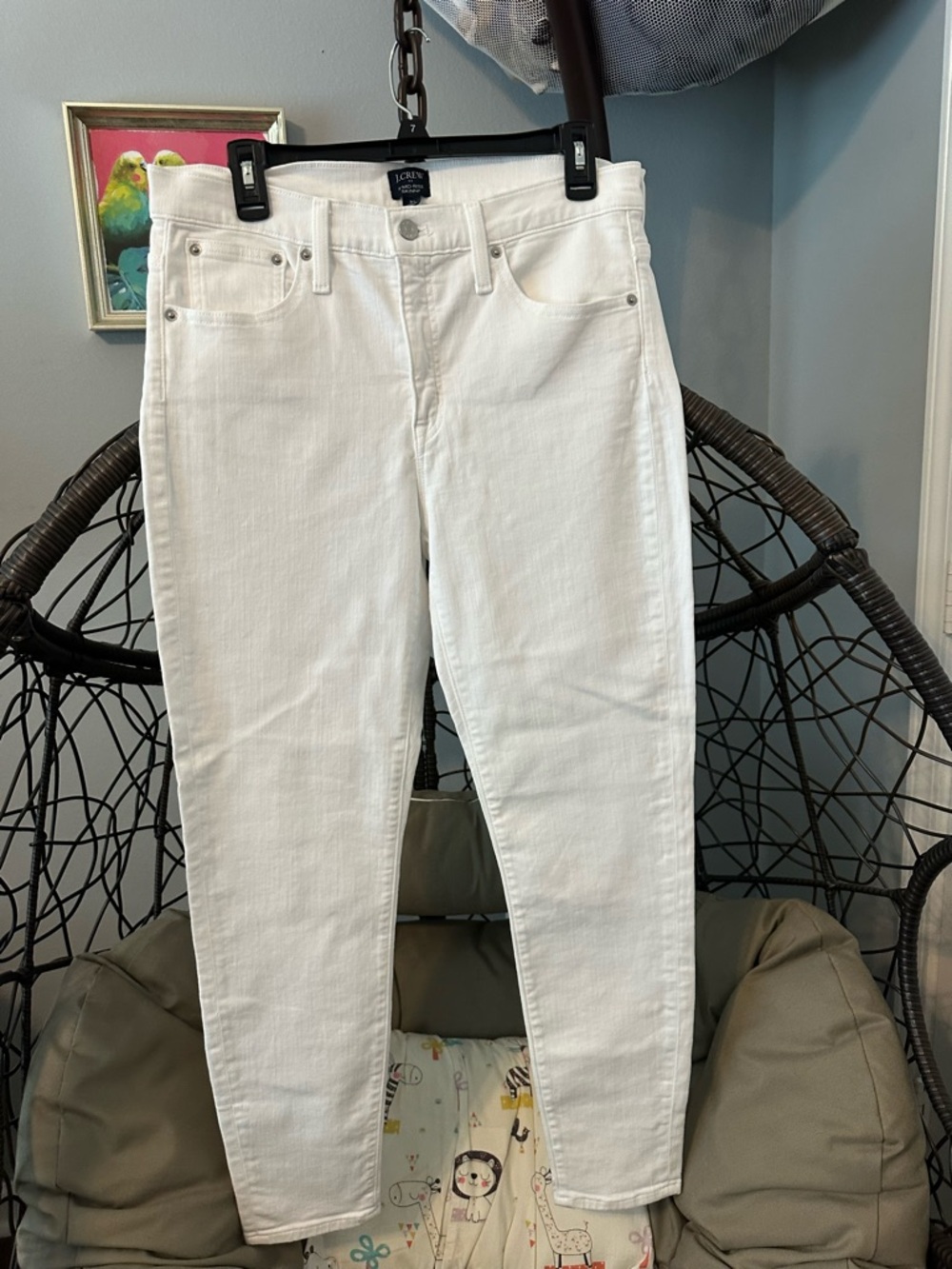 J. Crew White Skinny Jeans - Women's Stretch Denim